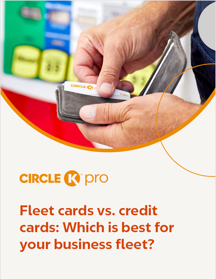 hands of person taking their Circle K Pro card out of their wallet