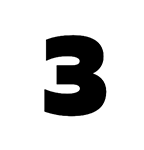 No 3 icon