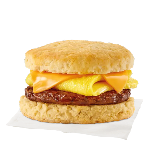 Biscuit sausage egg and cheese
