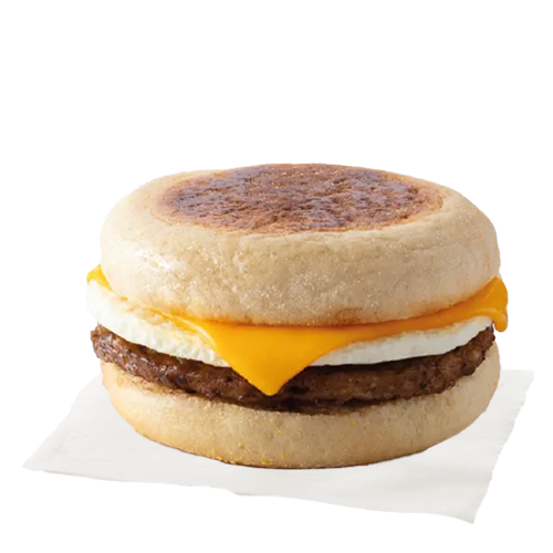 Muffin sausage egg and cheese