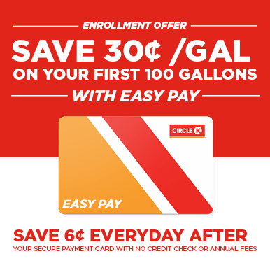 Save 30¢/Gallon with Easy Pay