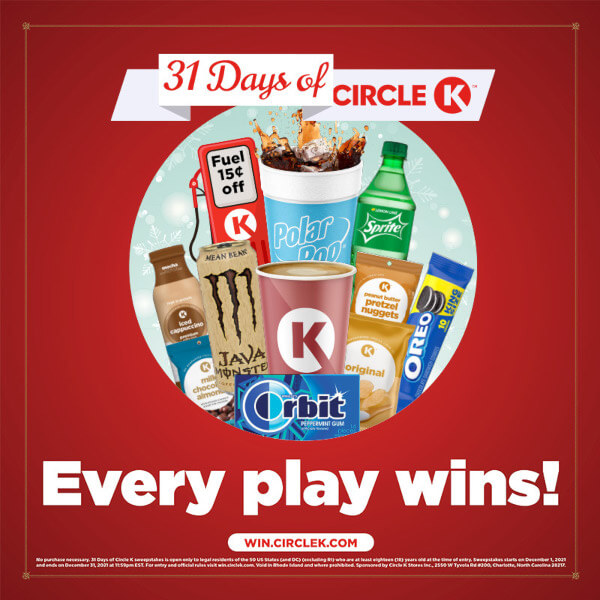 31 Days of Circle K - Every play wins!