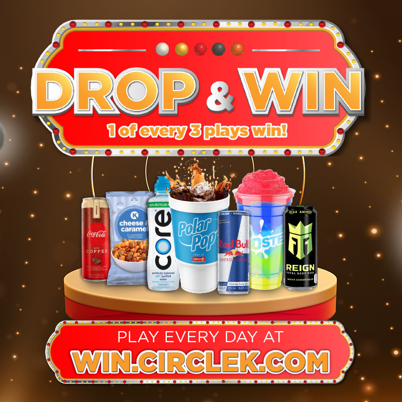 Drop & Win Game at Circle K! Circle K