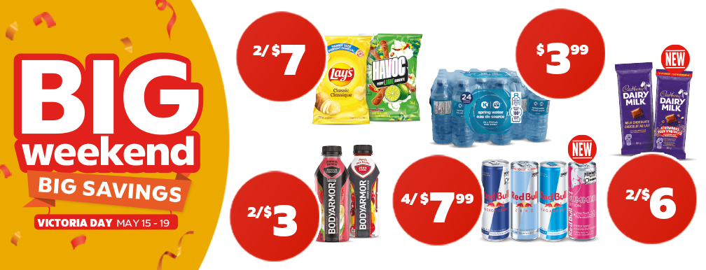 Big Weekend big savings victoria day