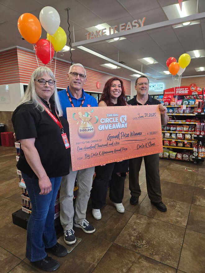 The Big Circle K Giveaway winner
