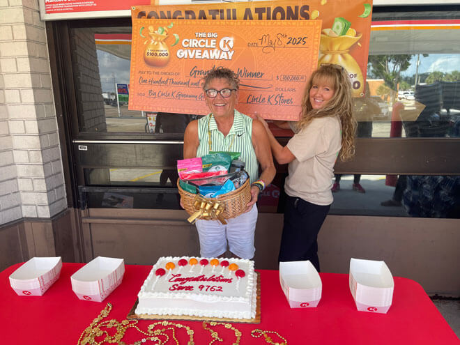 The Big Circle K Giveaway winners