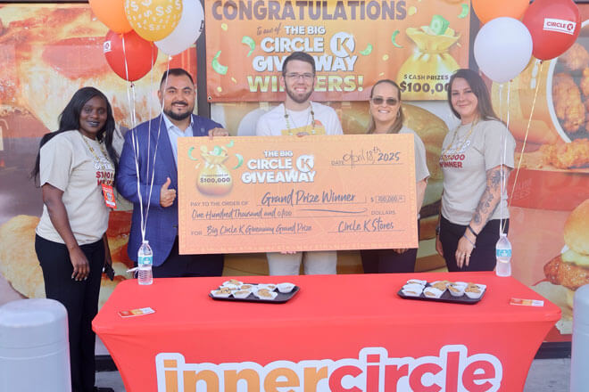 The Big Circle K Giveaway winners