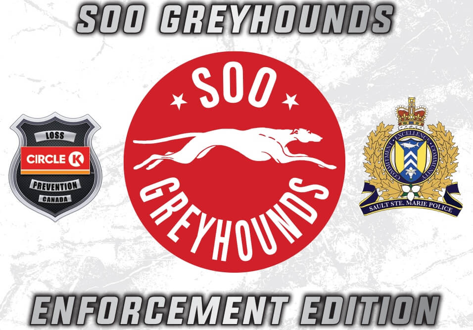 Soo Greyhounds-Sault Ste Marie Police Hockey Cards