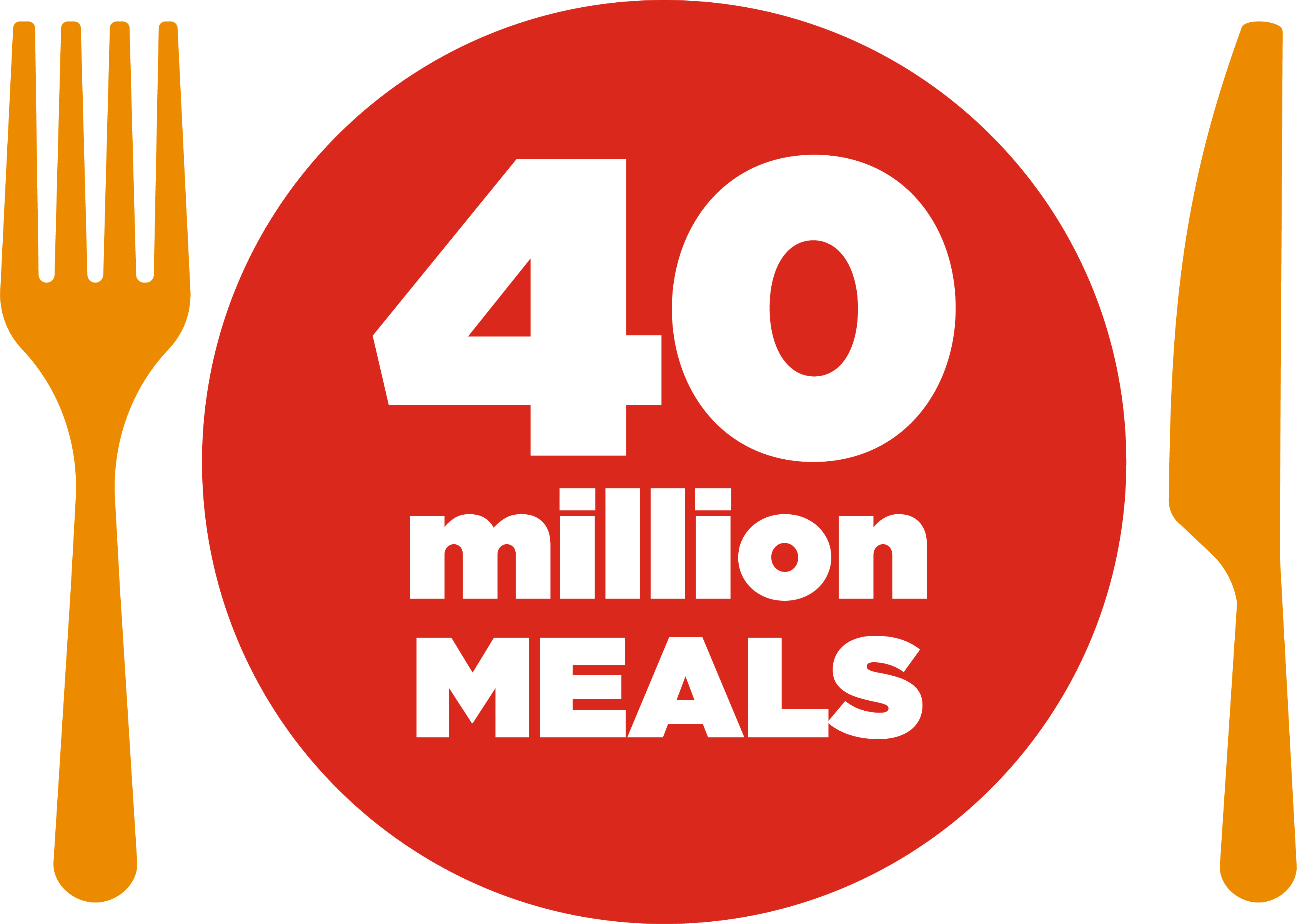 Together let's give - 40 million MEALS